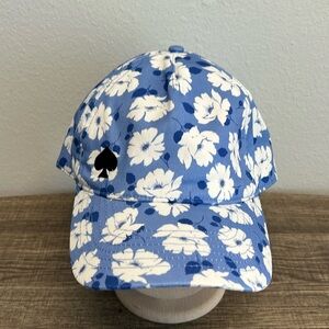 Kate Spade ♠️ | Springtime Floral Blue Baseball Hat